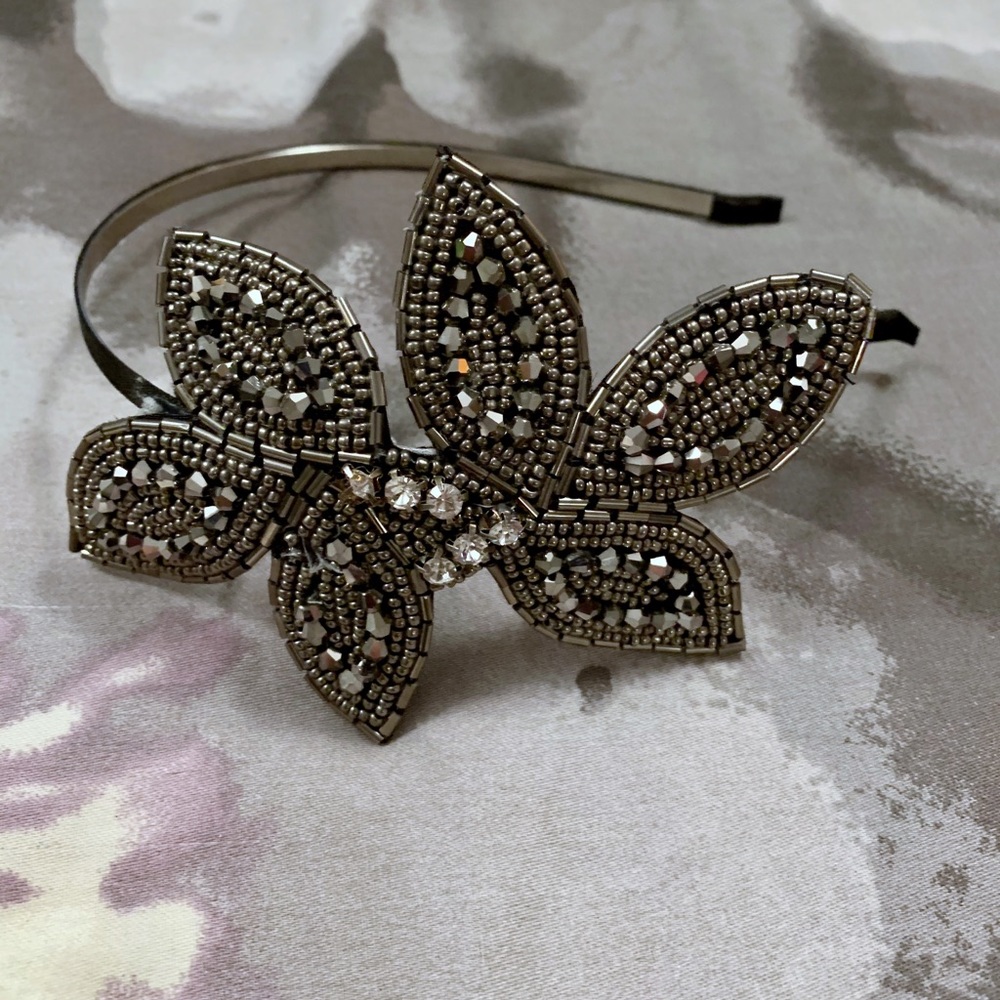 beaded hair headband